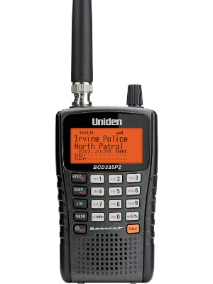 Uniden BCD325P2 Handheld TrunkTracker V Scanner. 25,000 Dynamically Allocated Channels.