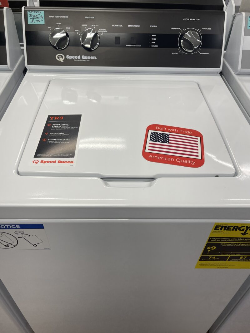 Speed Queen Washer TR3