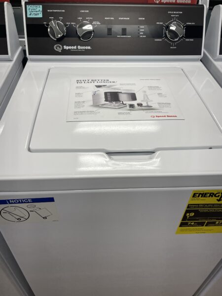 Speed Queen Ultra-Quiet Top Load Washer with Perfect Wash™