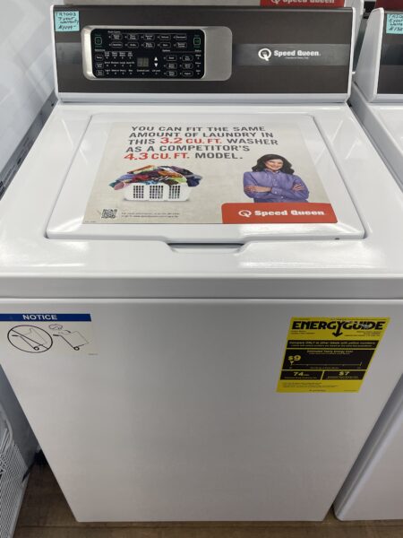 Speed Queen Ultra-Quiet Top Load Washer with Perfect Wash™